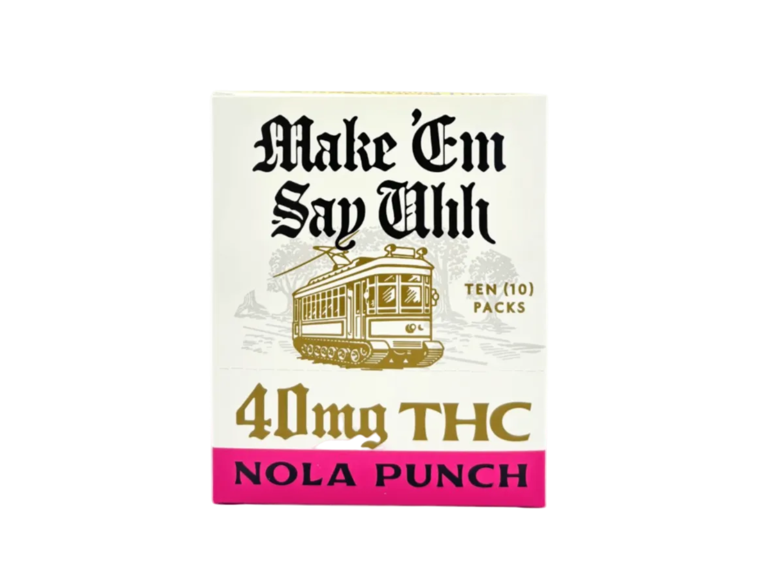 Nola Punch Make Em say Uhh D9/THCP 5mg - 40mg Box of 10 - Tree Spirit Wellness