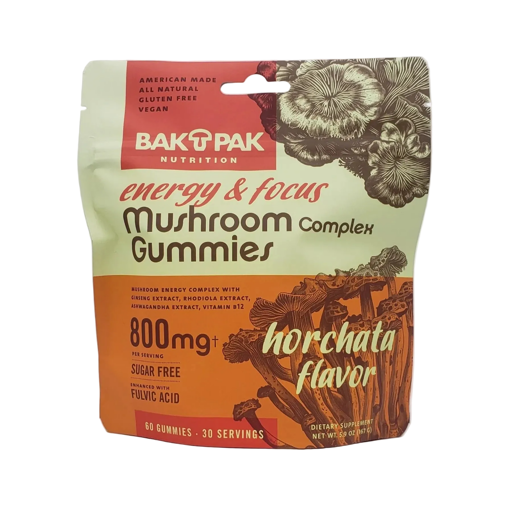 NEW! Mushroom Energy & Focus Gummies~Horchata - Tree Spirit Wellness