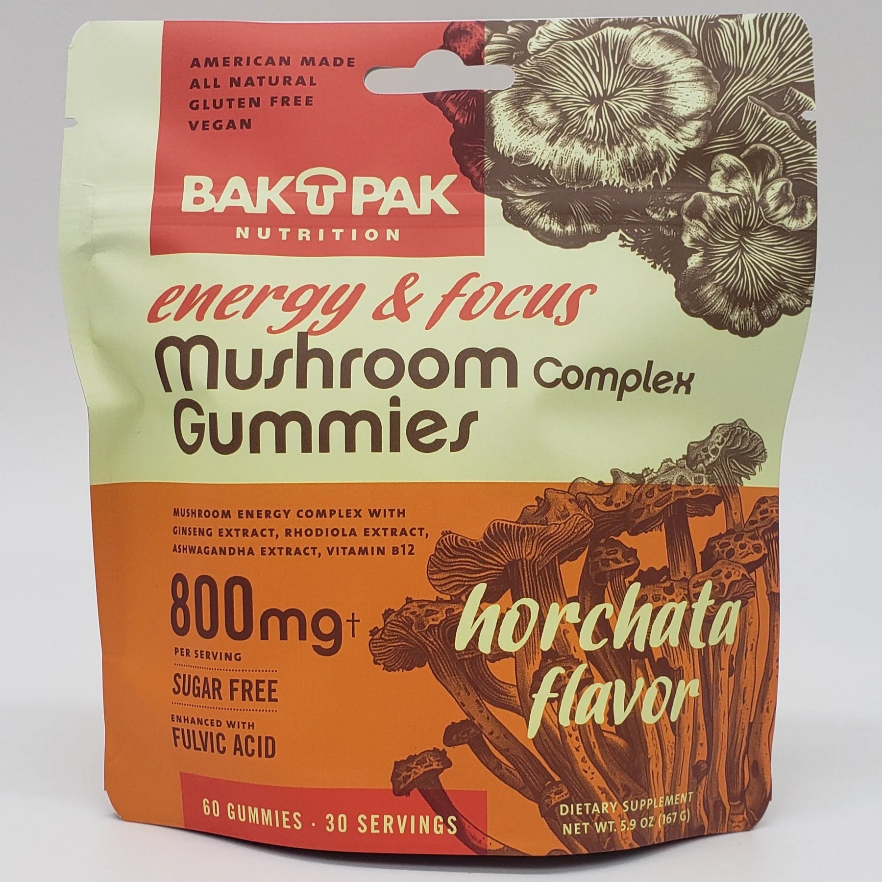 NEW! Mushroom Energy & Focus Gummies~Horchata - Tree Spirit Wellness