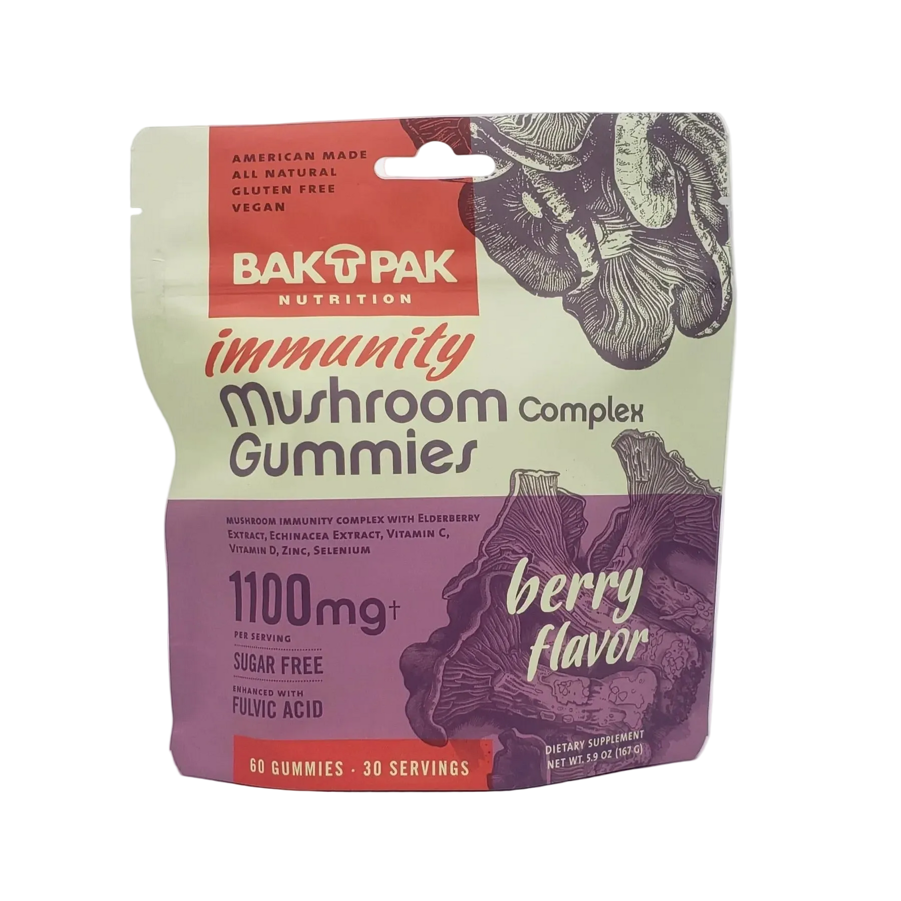 NEW! Mushroom Immunity Gummies~ Berry - Tree Spirit Wellness