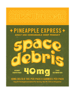 Space Debris Hybrid Live Resin Pineapple Express D9~40mg Box of 10 - Tree Spirit Wellness