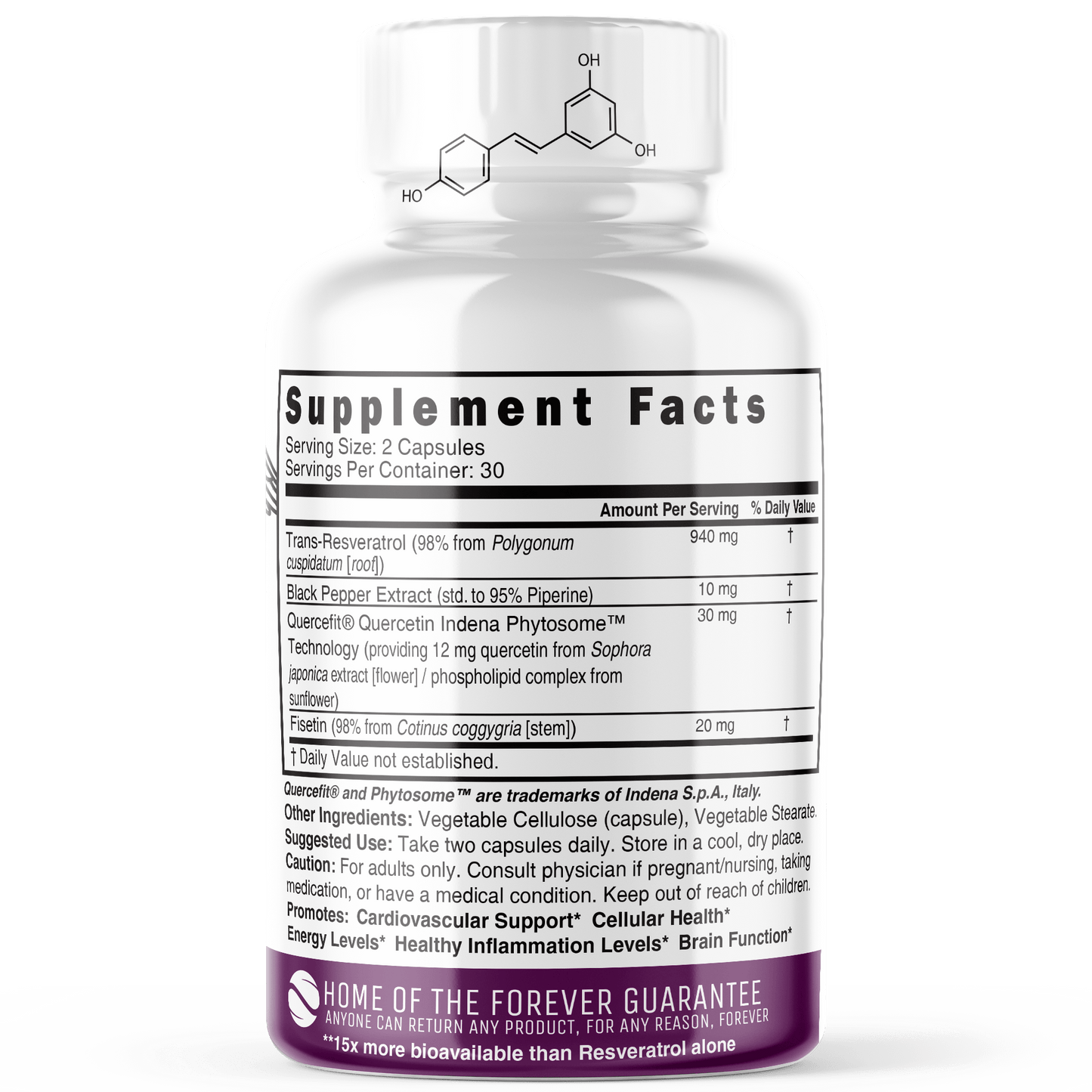 Nutri Resverperine (Trans-Resveratrol with Piperine & Fisetin) - Tree Spirit Wellness