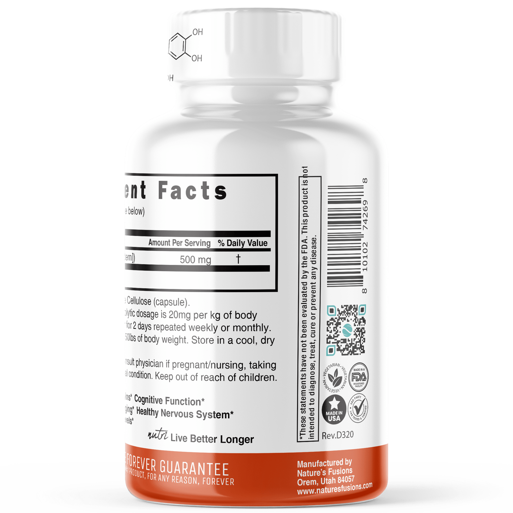 Fisetin 500 mg - 60ct - Tree Spirit Wellness