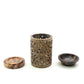 Oil Diffuser - Natural Soapstone Oil Burner Ornamental Leaves 4.75" - Tree Spirit Wellness