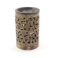 Oil Diffuser - Natural Soapstone Oil Burner Ornamental Leaves 4.75" - Tree Spirit Wellness