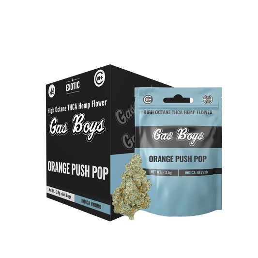 Orange Push Pop EXOTIC THCA FLOWER - Indica Hybrid (8ct) - Tree Spirit Wellness