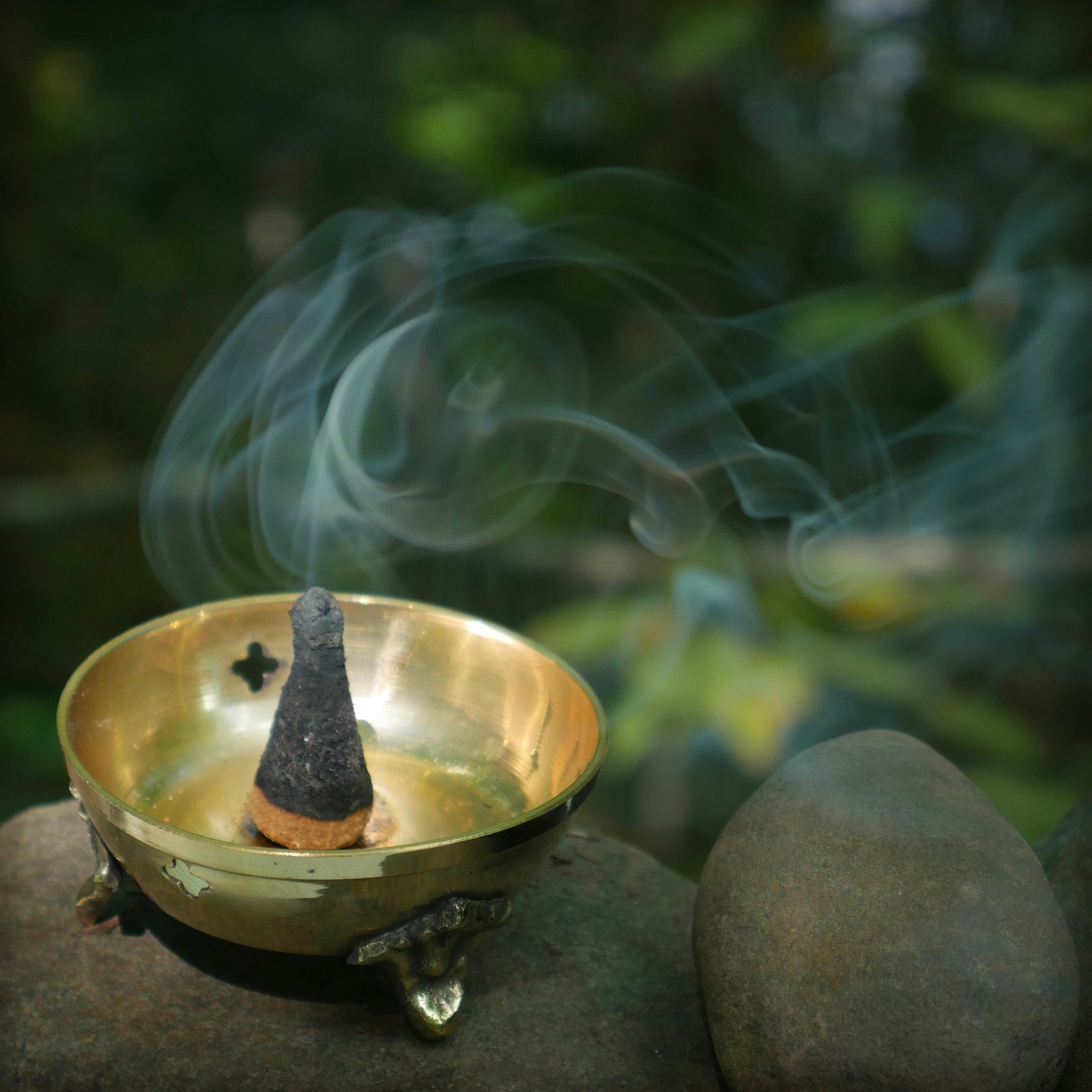 Palo Santo and Copal - Love & Purity - 6 Incense Cones - Tree Spirit Wellness
