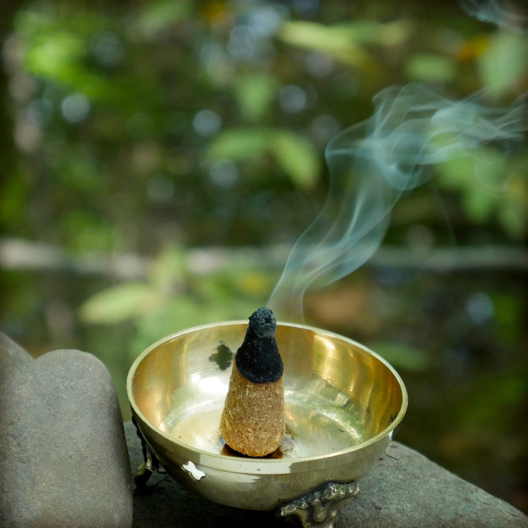 Palo Santo and Wild Herbs - Relaxation & Meditation - 6 Incense Cones - Tree Spirit Wellness