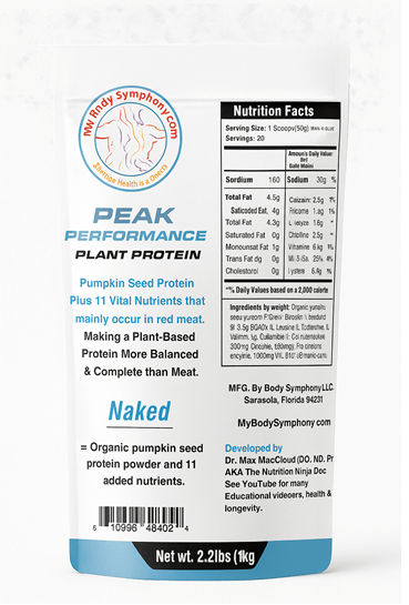 Peak Performance Plant Protein - 20 Single Serving Packets - Tree Spirit Wellness