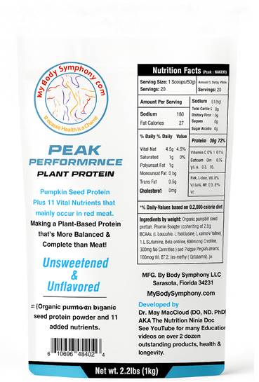 Peak Performance Plant Protein - 20 Single Serving Packets - Tree Spirit Wellness