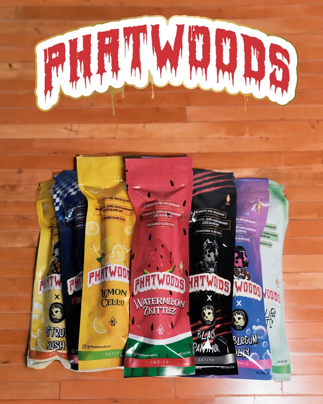 Phatwoods THCA Pre-Rolled Blunt 3.5g Indica - 20pk - Mystic Journey Path