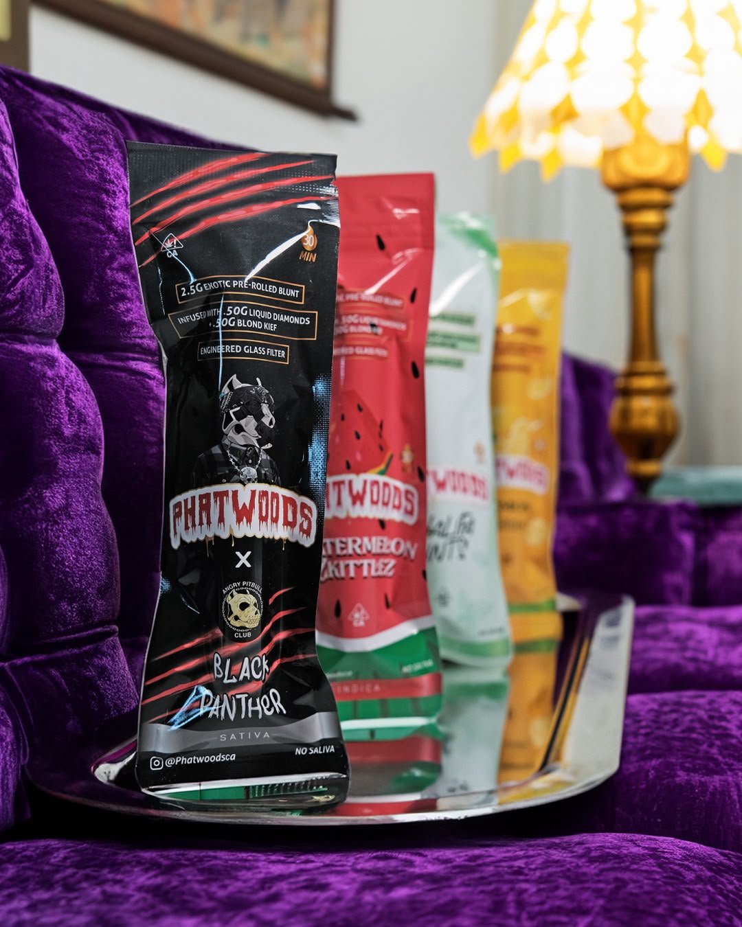 Phatwoods THCA Pre-Rolled Blunt 3.5g Indica - 20pk - Mystic Journey Path