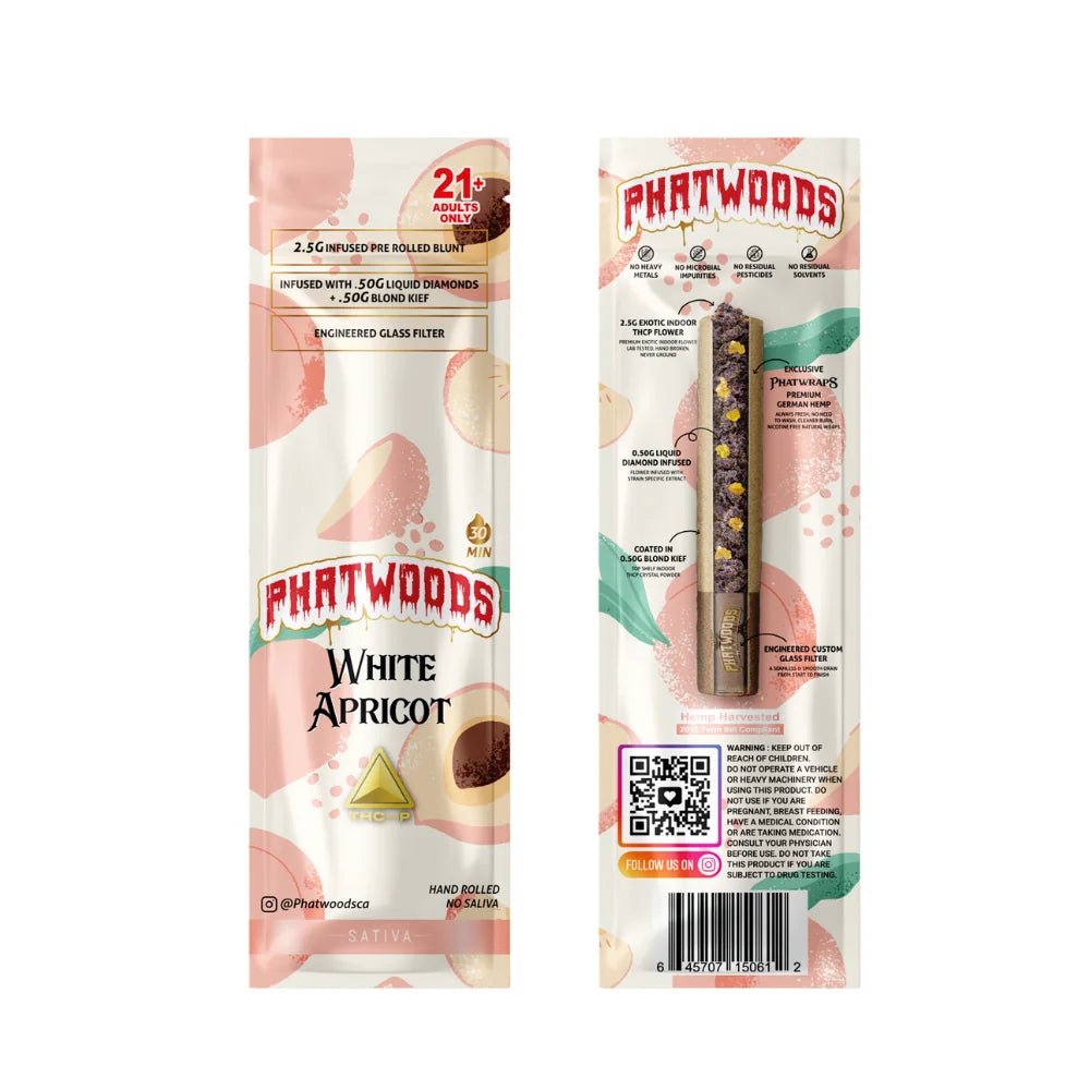 Phatwoods THCP Pre - Rolled Blunt 3.5g Sativa - 20pk - Tree Spirit Wellness