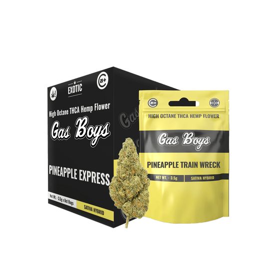 Pineapple Train Wreck EXOTIC THCA FLOWER - Sativa Hybrid (8ct) - Tree Spirit Wellness
