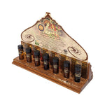 Prabhuji Display Rack - Attar Oils Tester and 28 Tassel Bottles - Tree Spirit Wellness