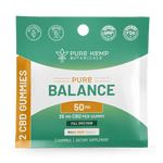 Pure Balance 50mg Full Spectrum CBD Gummies Sachet - Tree Spirit Wellness
