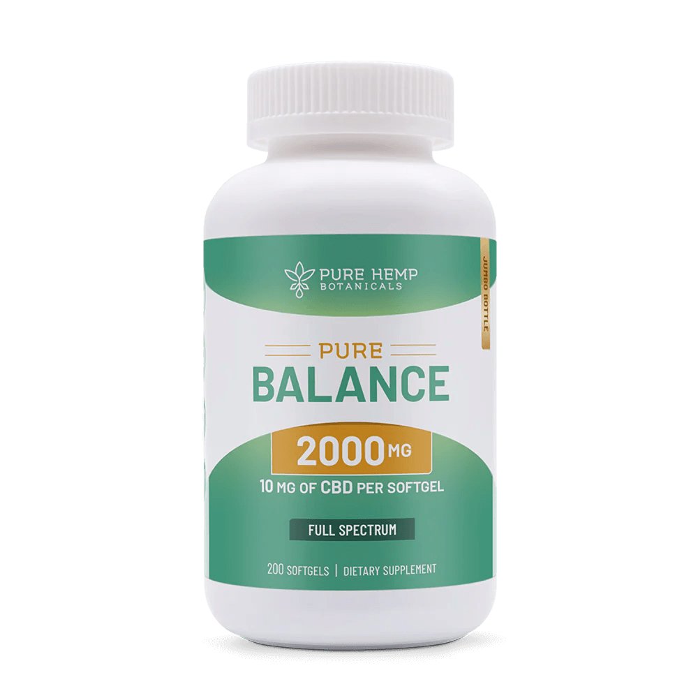 Pure Balance Softgels Full Spectrum CBD 30ct - Tree Spirit Wellness