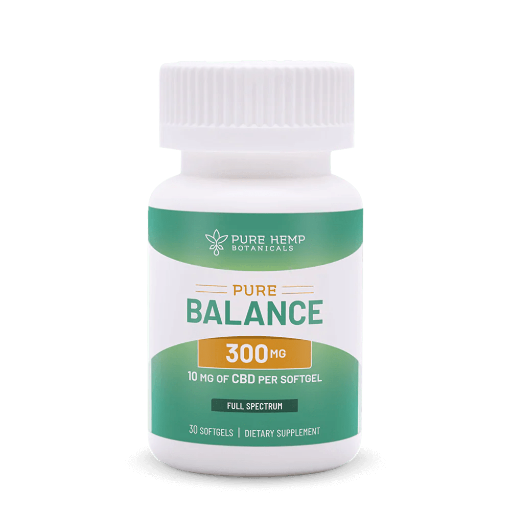 Pure Balance Softgels Full Spectrum CBD 30ct - Tree Spirit Wellness