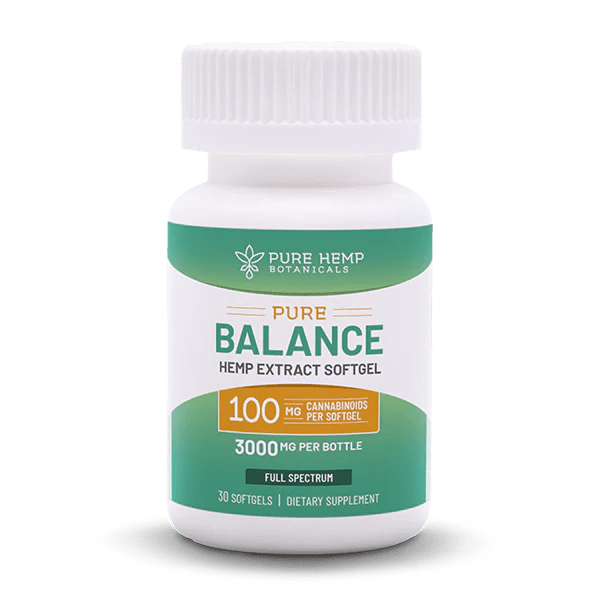 Pure Balance Softgels Full Spectrum CBD 30ct - Tree Spirit Wellness
