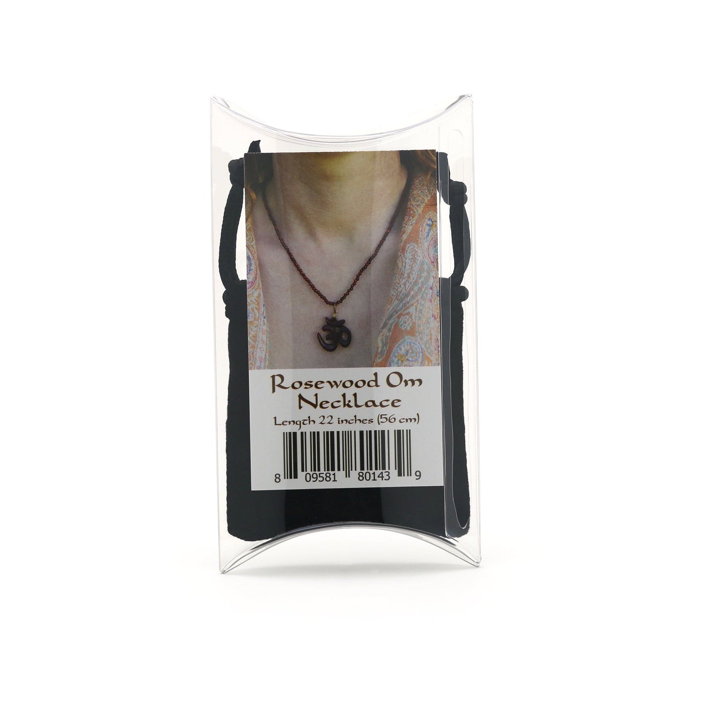 Prabhuji Meaningful Jewelry b Rosewood OM Necklace