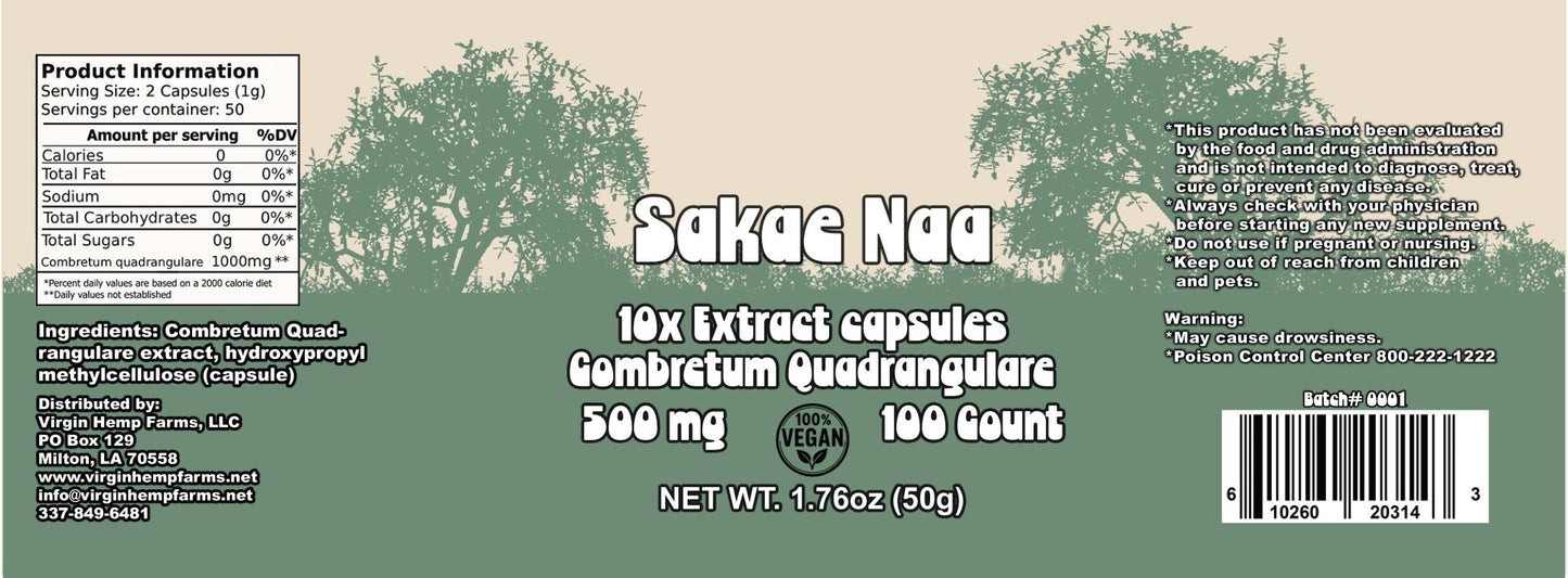 Sakae Naa 100 count bottle - Tree Spirit Wellness