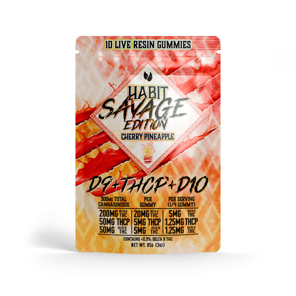SAVAGE EDITION Delta 9+THCP+Delta 10 gummies Cherry Pineapple - Tree Spirit Wellness