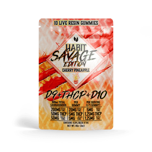 SAVAGE EDITION Delta 9+THCP+Delta 10 gummies Cherry Pineapple - Tree Spirit Wellness