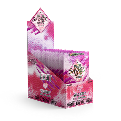 SAVAGE EDITION Delta 9+THCP+Delta 10 gummies Wild Berry - Tree Spirit Wellness