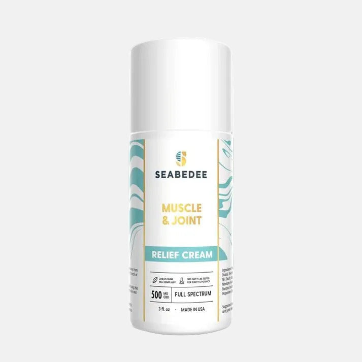 Seabedee Muscle and Joint Relief Cream 500mg Cannabinoids - Tree Spirit Wellness