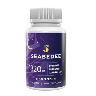 Seabedee Snooze Soft Gel 1320mg Cannabinoids