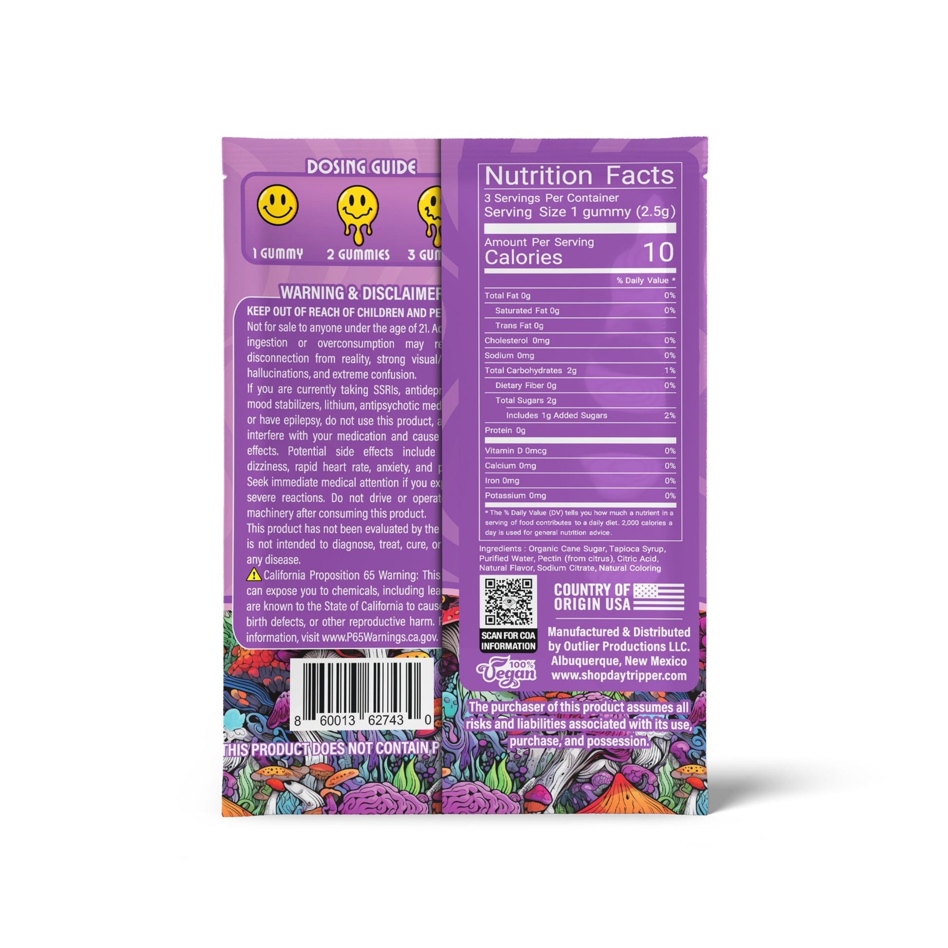 Snozzberry Mushroom Gummies (Gravity Fed Display) - Tree Spirit Wellness