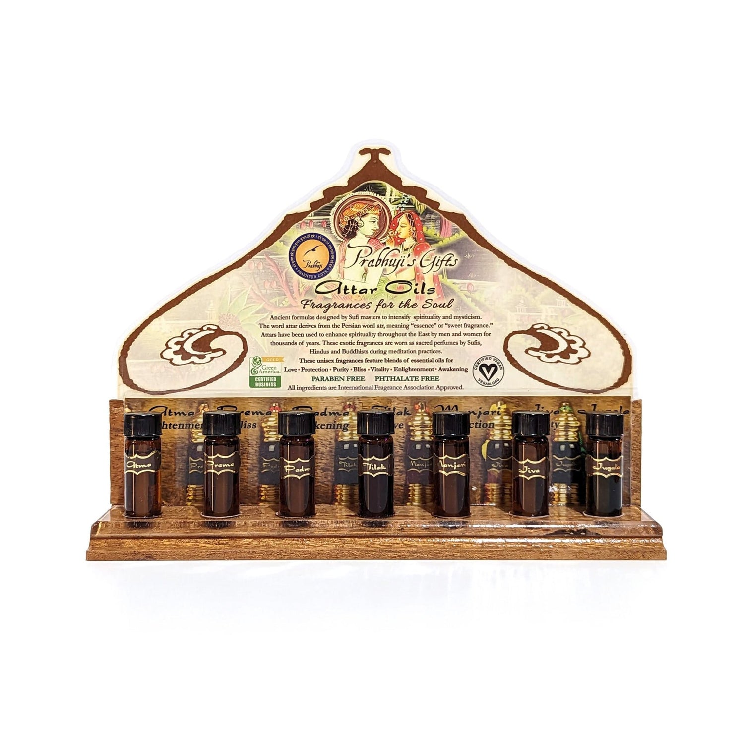 Stand for attar testers set - Tree Spirit Wellness