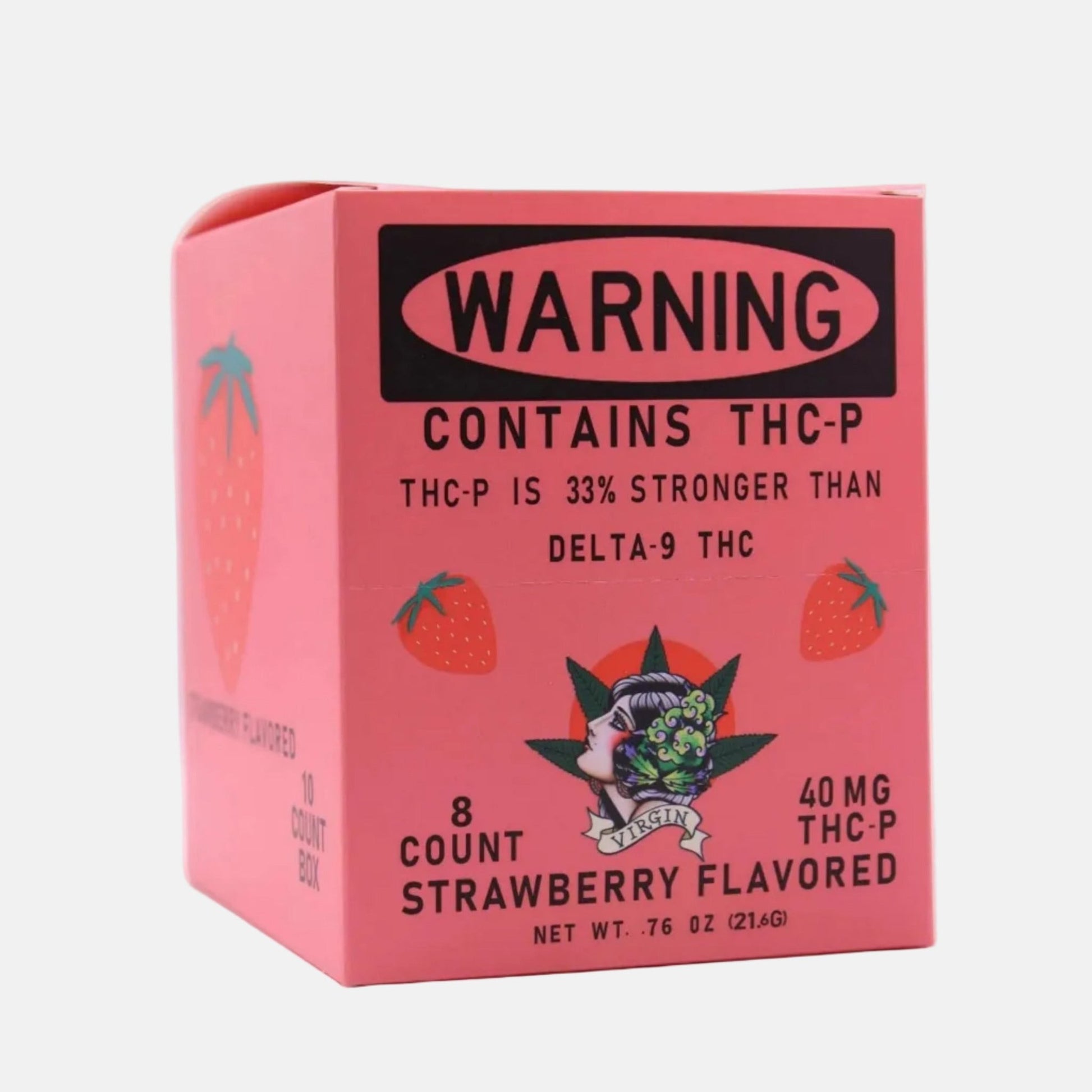 Strawberry 5mg THC - p 8 count gummy (Box of 10) - Tree Spirit Wellness
