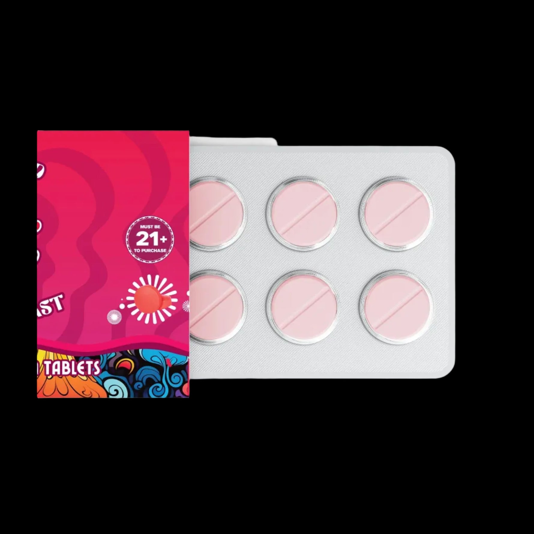 Strawberry Mushroom Tablets - Case of 10 - Tree Spirit Wellness