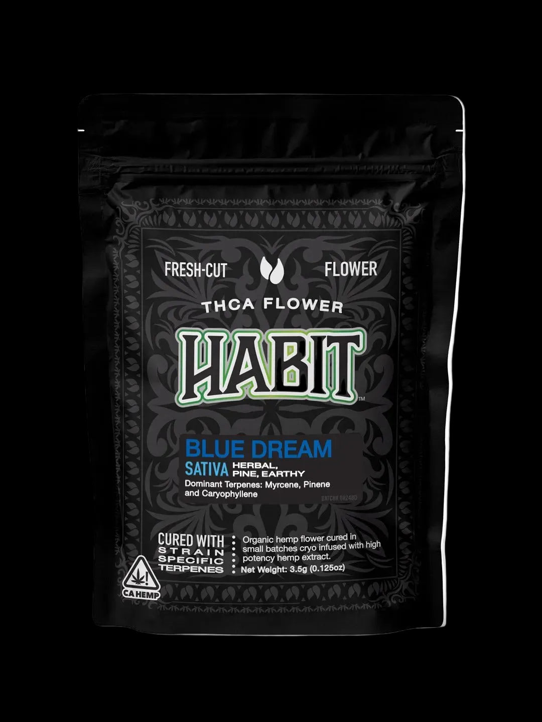 THCA 3.5g Flower Mylar bag Blue Dream (Sativa) - Tree Spirit Wellness