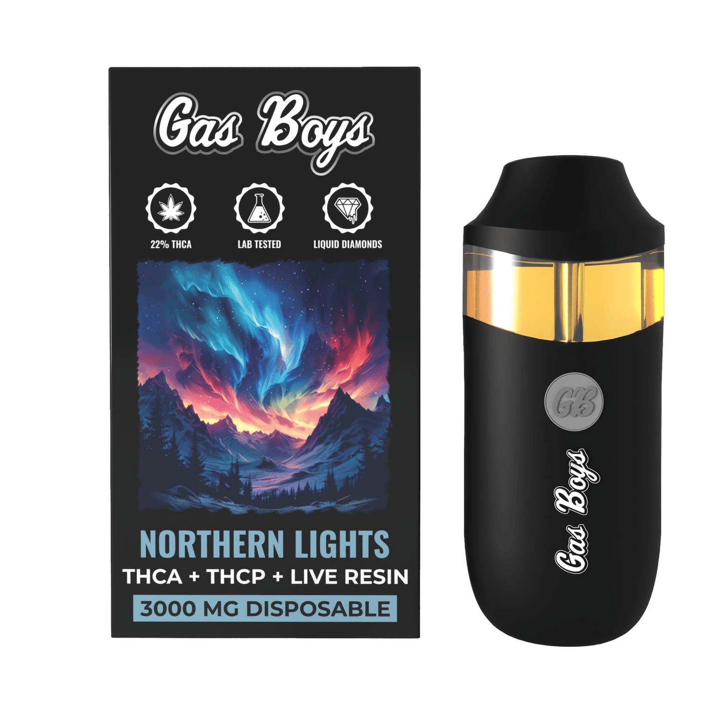 THCA 3G DISPOSABLE VAPE - Northern Lights - Indica Hybrid (6 DEVICES) - Tree Spirit Wellness