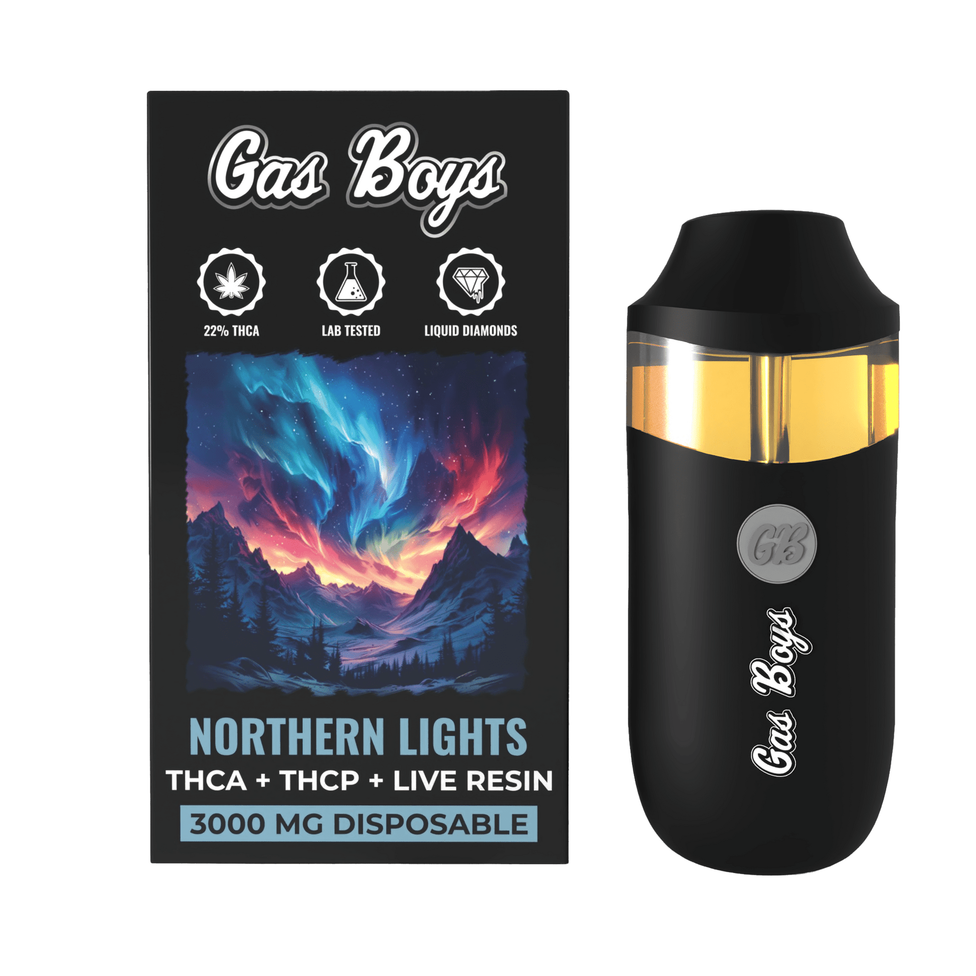 THCA 3G DISPOSABLE VAPE - Northern Lights - Indica Hybrid (6 DEVICES) - Tree Spirit Wellness