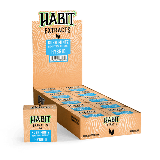 THCA Concentrate 1g Kush Mintz (Hybrid) 10pk display case - Tree Spirit Wellness