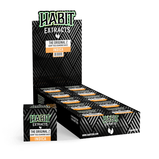 THCA Diamond Sauce Concentrate 1g The Original Z (Indica) 10pk display case - Tree Spirit Wellness