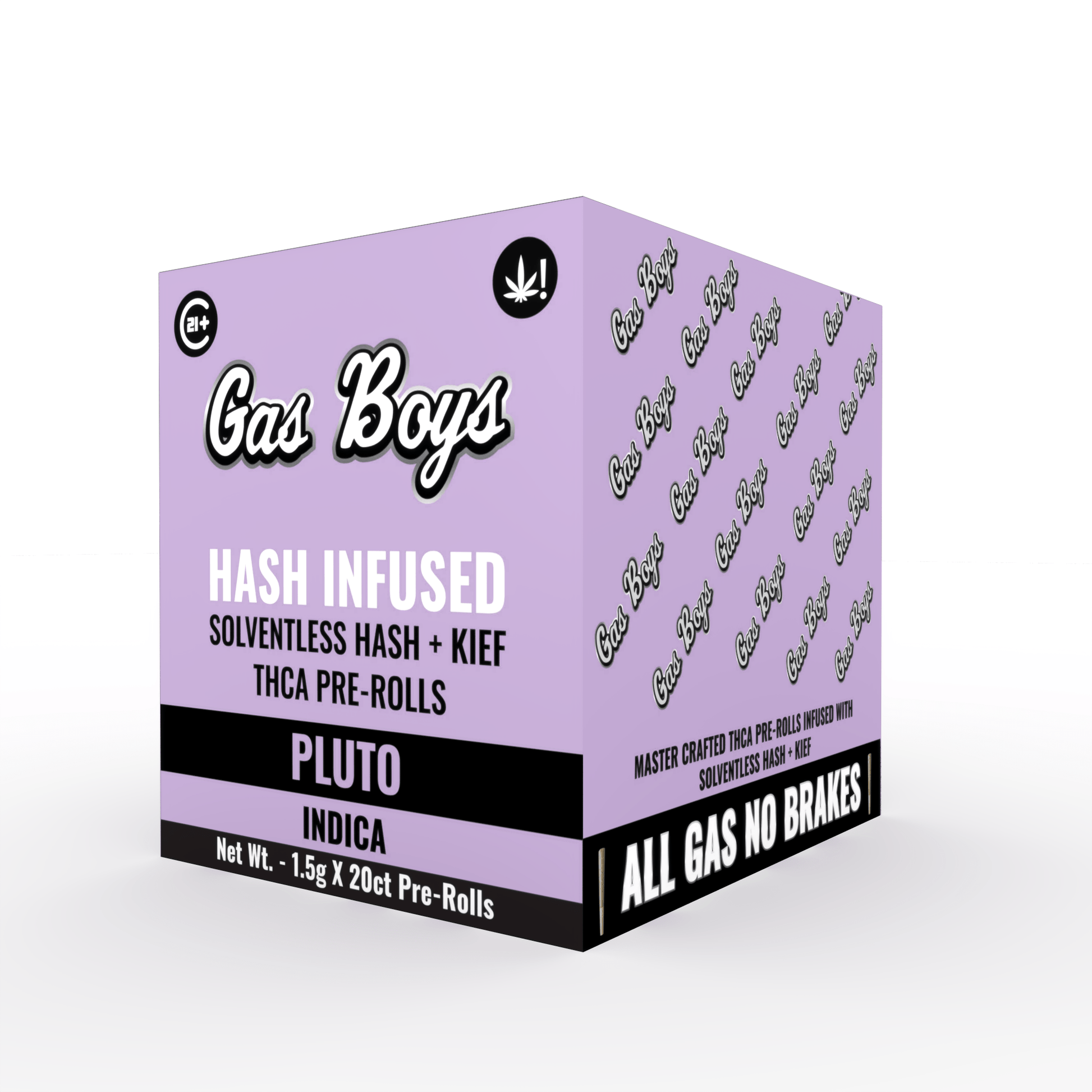 THCA INFUSED PRE - ROLL Pluto Display Box - Indica (20ct) - Tree Spirit Wellness