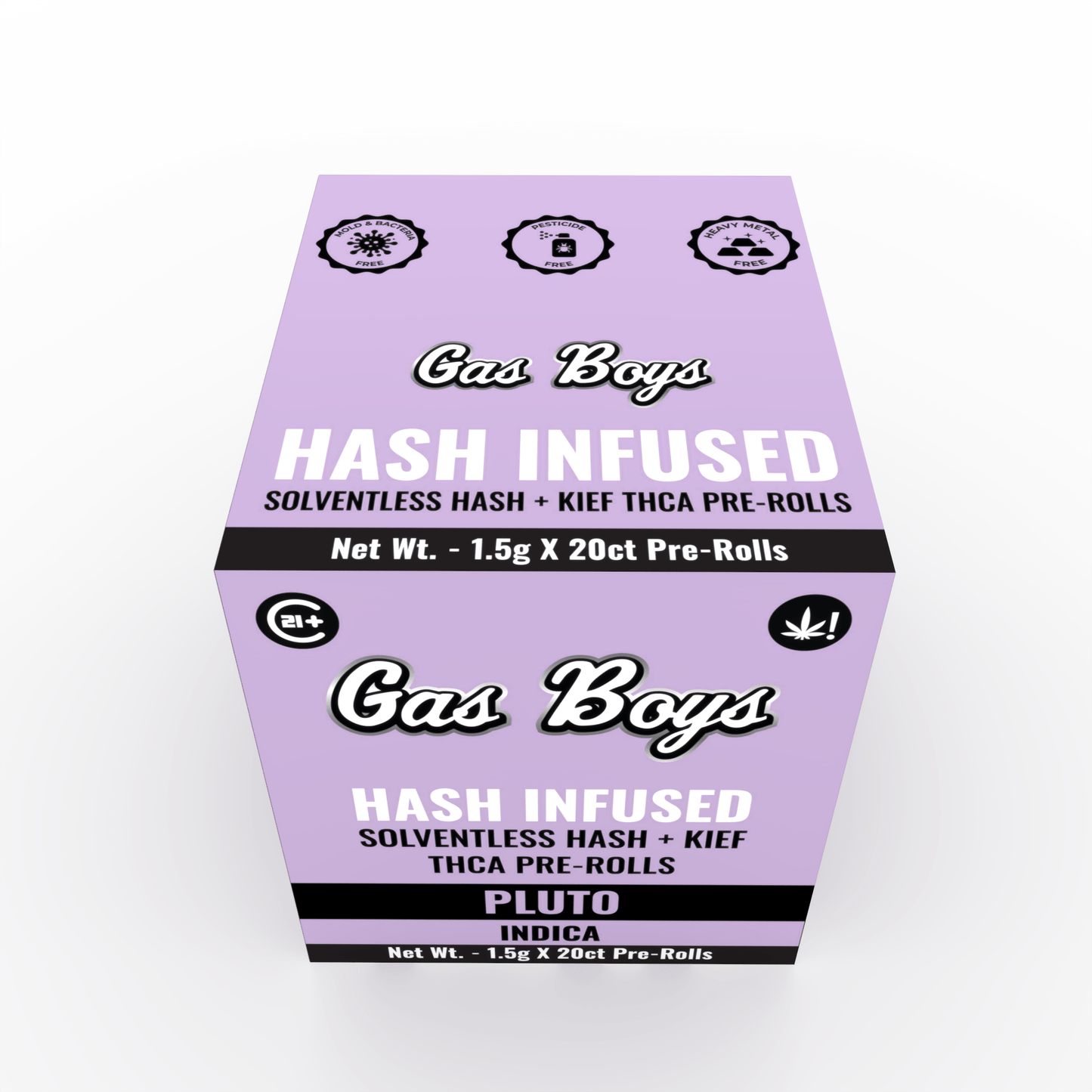 THCA INFUSED PRE - ROLL Pluto Display Box - Indica (20ct) - Tree Spirit Wellness