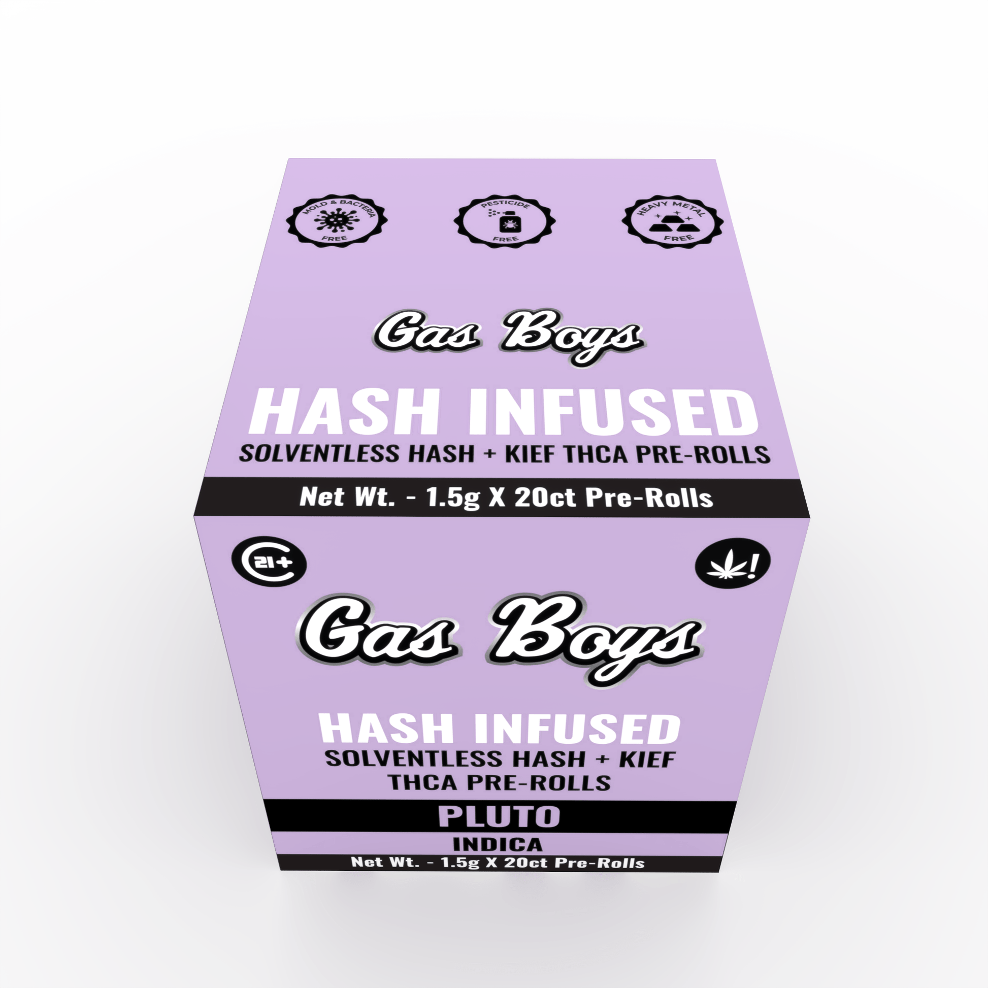 THCA INFUSED PRE - ROLL Pluto Display Box - Indica (20ct) - Tree Spirit Wellness