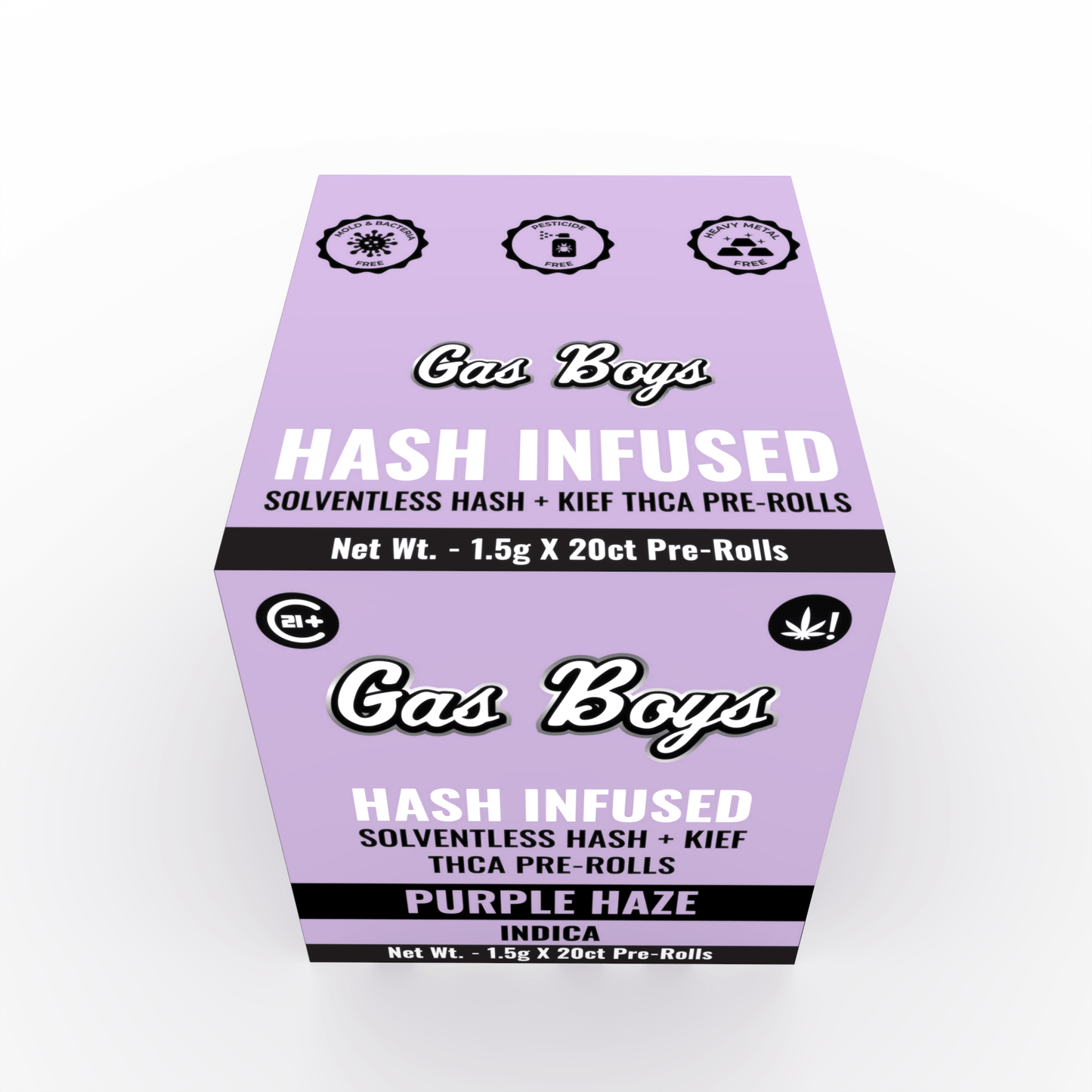 THCA INFUSED PRE - ROLL Purple Haze Display Box - Indica (20ct) - Tree Spirit Wellness