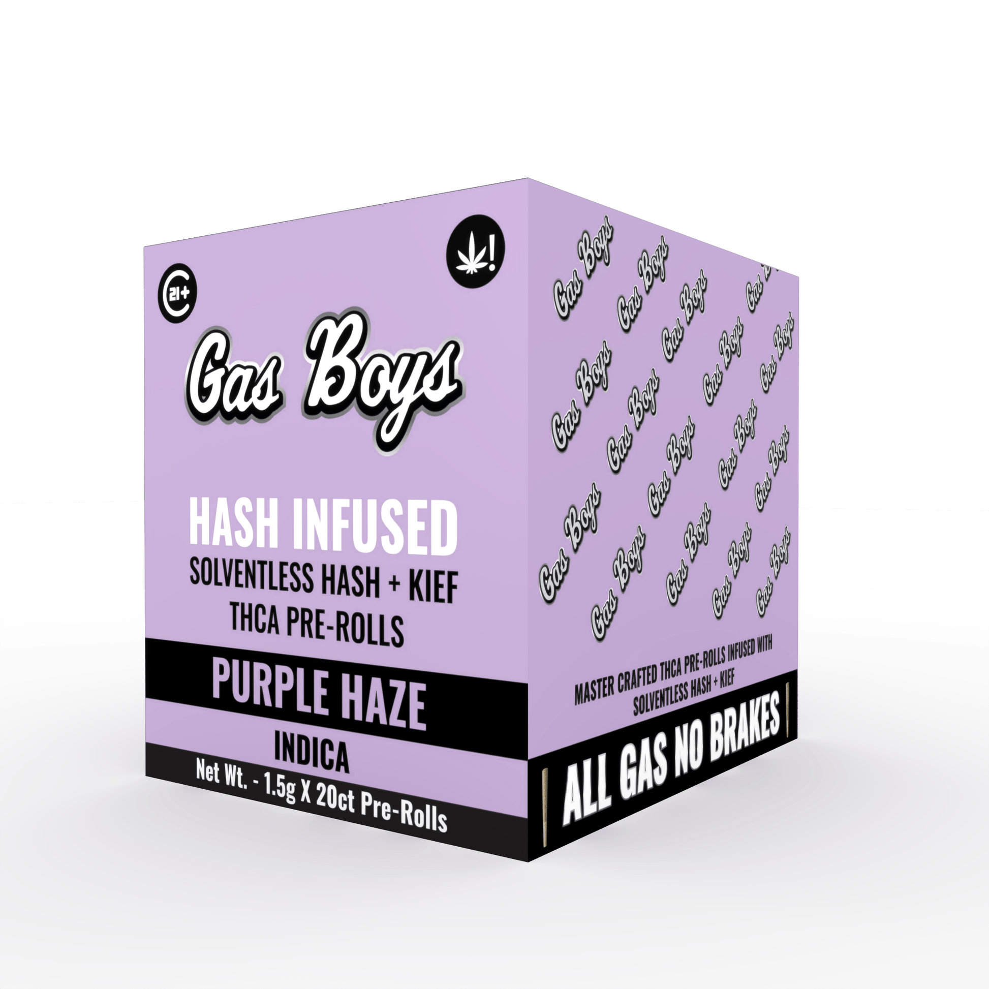 THCA INFUSED PRE - ROLL Purple Haze Display Box - Indica (20ct) - Tree Spirit Wellness