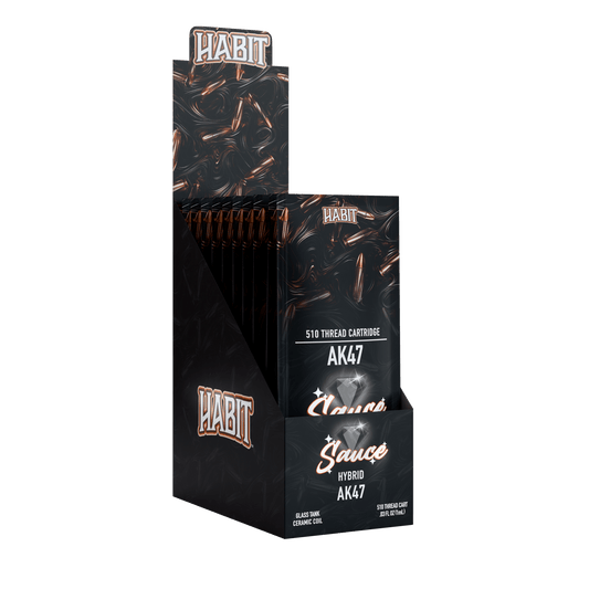 THCA Live Resin 510 Cartridge - AK - 47 1g (Hybrid) - 10 Pack - Tree Spirit Wellness