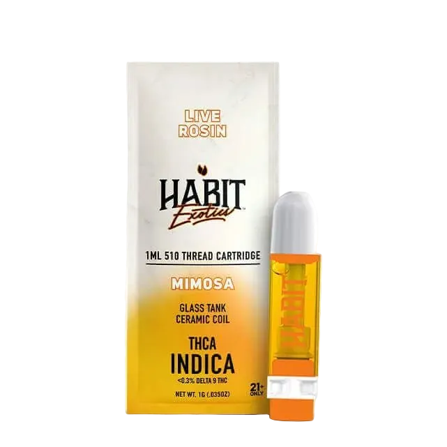 THCA Live Rosin 510 Cartridge - Mimosa 1g (Sativa) - 10 Pack - Tree Spirit Wellness