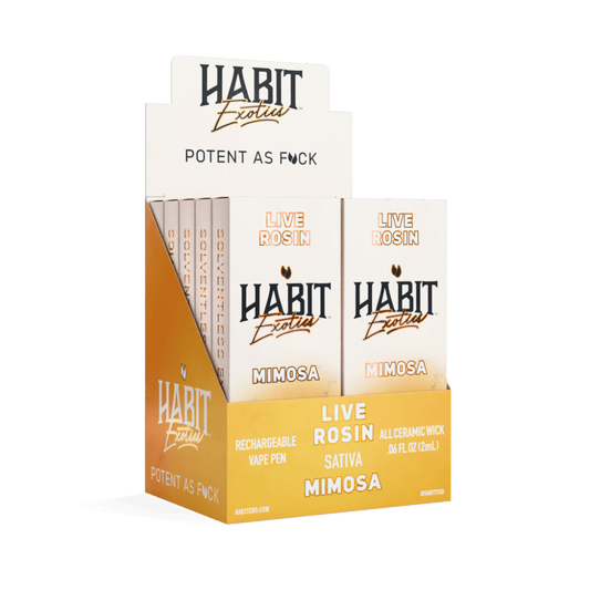 THCA Live Rosin Rechargeable Vape - Mimosa 2g (Sativa) - 10 Pack - Tree Spirit Wellness