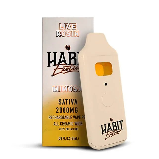 THCA Live Rosin Rechargeable Vape - Papaya 2g (Indica) - 10 Pack - Tree Spirit Wellness