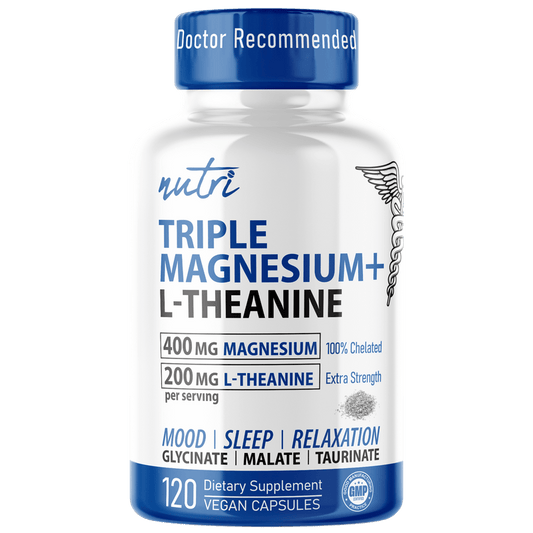 Triple Magnesium with L - Theanine 400/200 mg 120ct - Tree Spirit Wellness