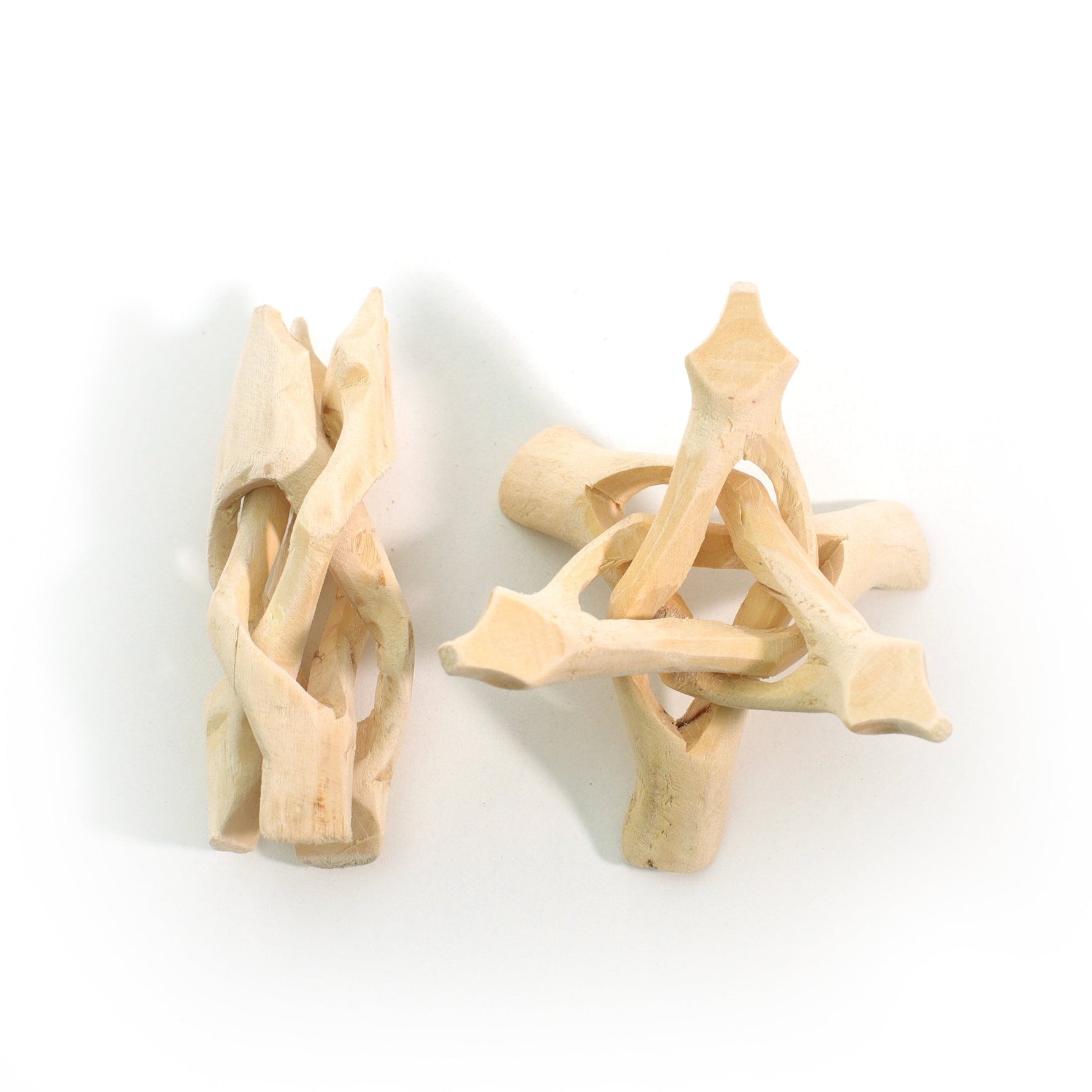 Tripod 4" Natural Eucalyptus Wood (fits Abalone shells 3 - 5") - Tree Spirit Wellness